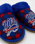 Women's Buffalo Bills Flannel Sherpa Mule Slipper