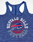 Women's New Era Bills Football Royal & White Tank Top