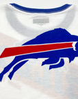 Women's New Era Buffalo Bills Throwback White Short Sleeve Shirt