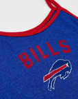 Women's New Era Bills Heather Blue Tank Top