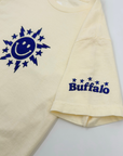 Buffalo City Seal Smiley Face Cream T-Shirt