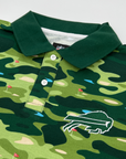 New Era Buffalo Bills Green Golf Polo