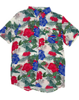 Buffalo Bills Primary Logo Floral Hibiscus Button Up