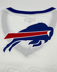 Women's Plus New Era Bills With Primary Logo White Short Sleeve Shirt