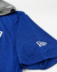 New Era Bills Royal Heather with Retro Logo Lightweight Short Sleeve Hoodie