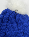 Women's New Era Buffalo Bills Royal Cabled Knit Hat