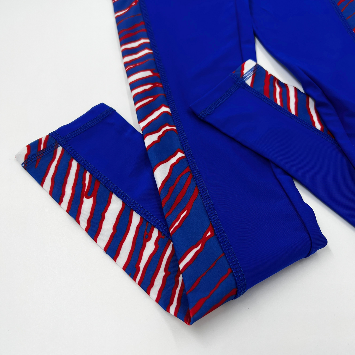 Zubaz Buffalo Bills Royal/Red Zebra Pants Size: Extra Large