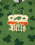 Buffalo Bills Irish Flag & Shamrocks Green T-Shirt