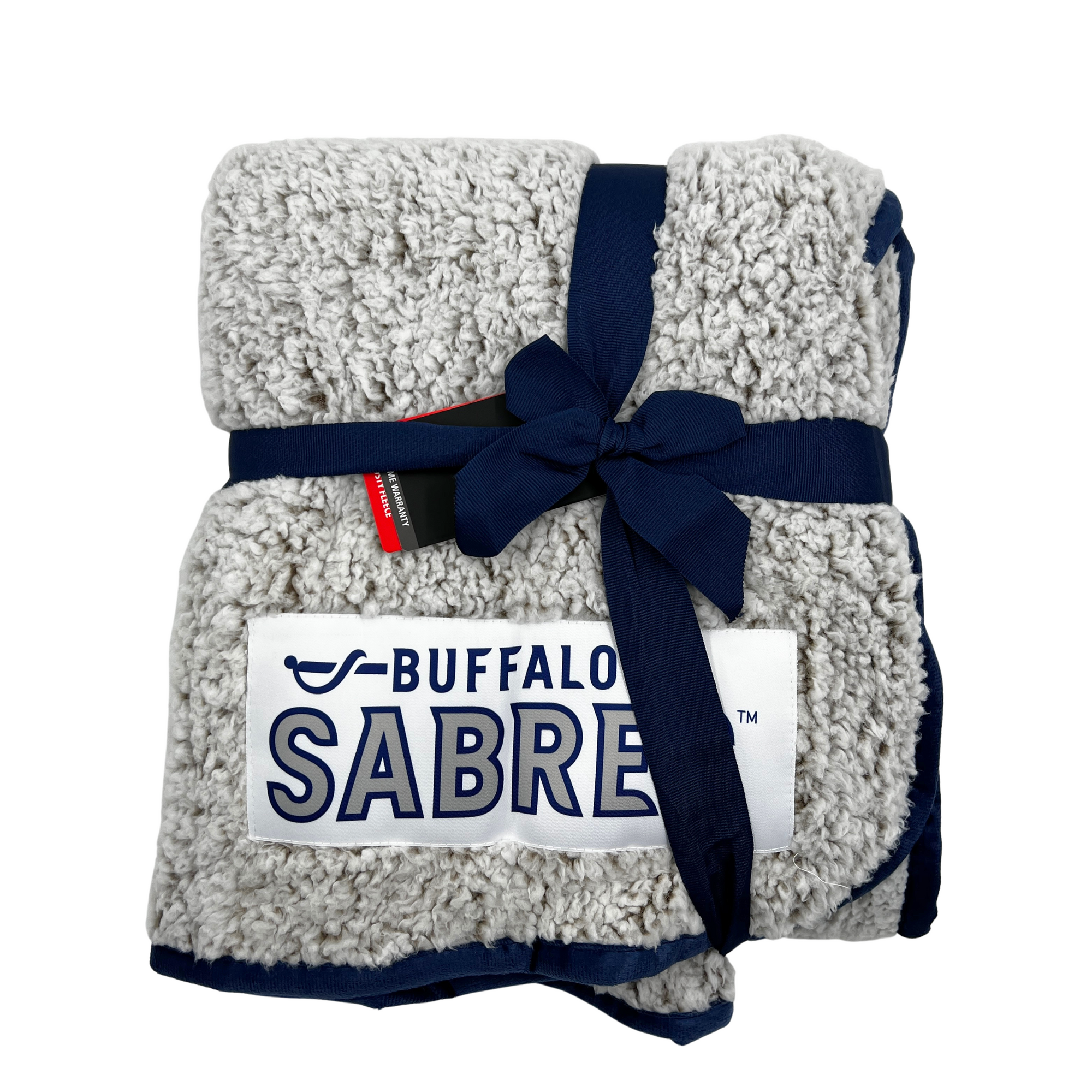 Buffalo Sabres Gray Fleece Throw Blanket