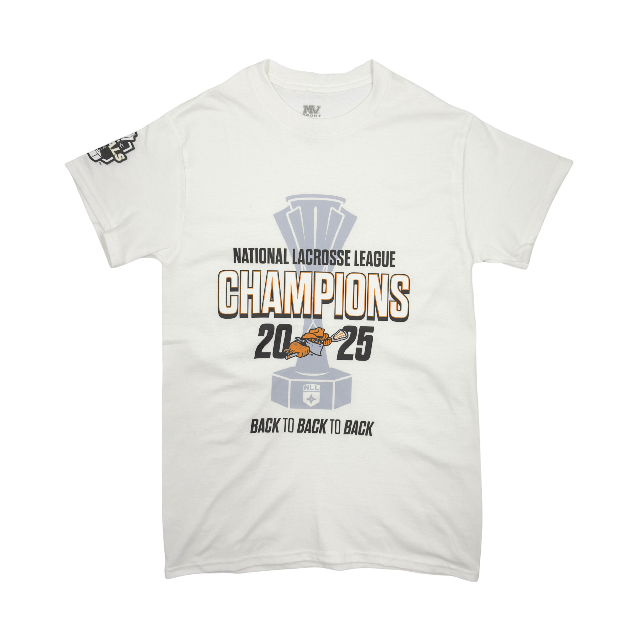 Buffalo Bandits 2025 NLL Champions Official White T-Shirt | The