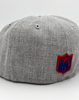 New Era Buffalo Bills Primary Logo Heather Gray Fitted Hat
