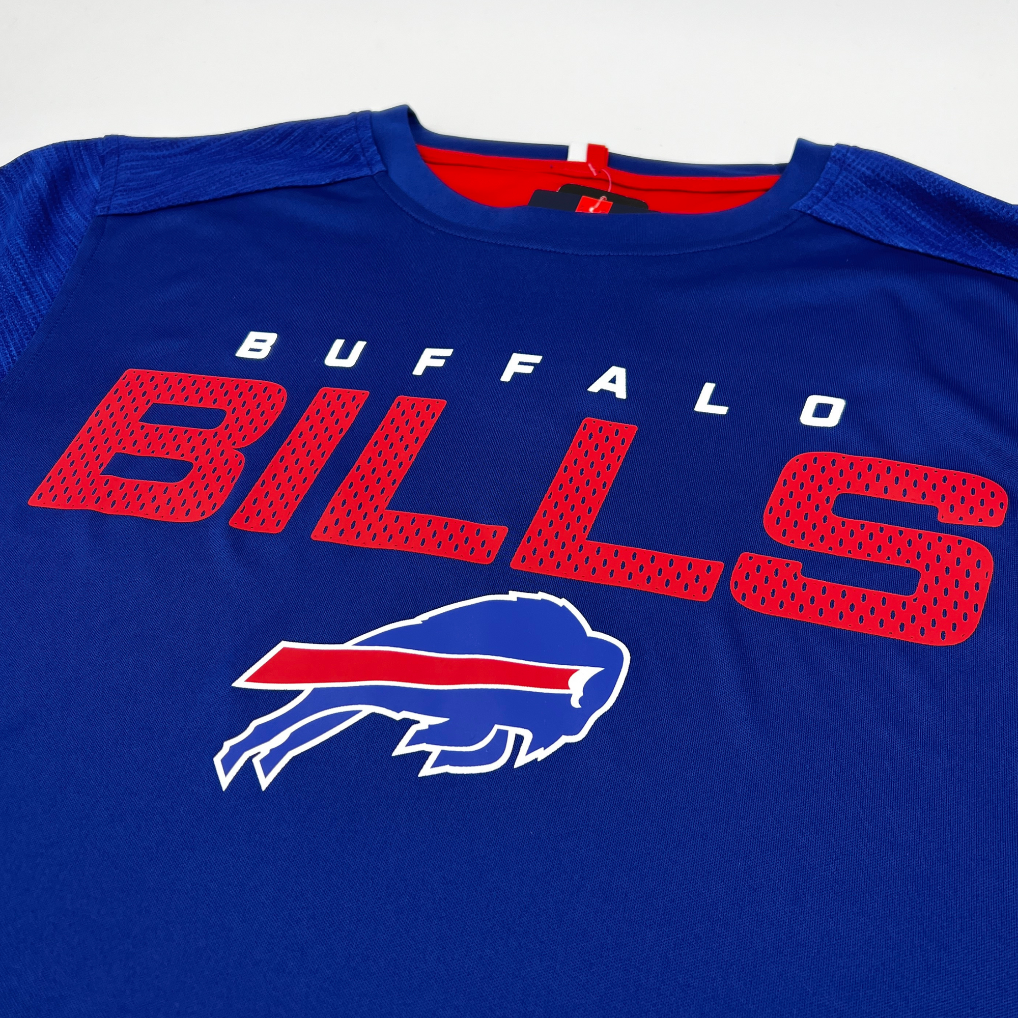 Buffalo Bills Royal Blue Streaky Short Sleeve Shirt