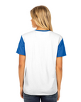 Women's New Era Bills Royal & White Short Sleeve Shirt