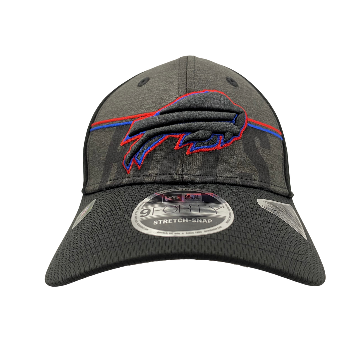 New Era Men's Buffalo Bills Training Camp Black 9Fifty Adjustable Hat