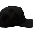 All Black Performance Rope "Buffalo" Hat