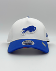 Youth New Era 9FORTY Buffalo Bills 2025 Training Camp White & Royal M-Crown