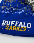 Buffalo Sabres Royal & Gold Light Up "Ugly" Knit Hat - Final Sale