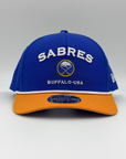 New Era 9FORTY Buffalo Sabres Royal & Gold Rope M-Crown Stretch-Snap