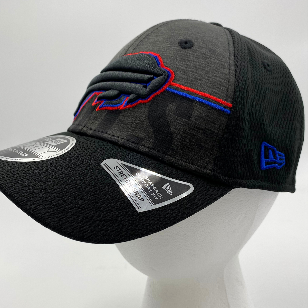 Buffalo Bills 9FORTY Stretch-Snap Onfield Training New Era Hat NWT