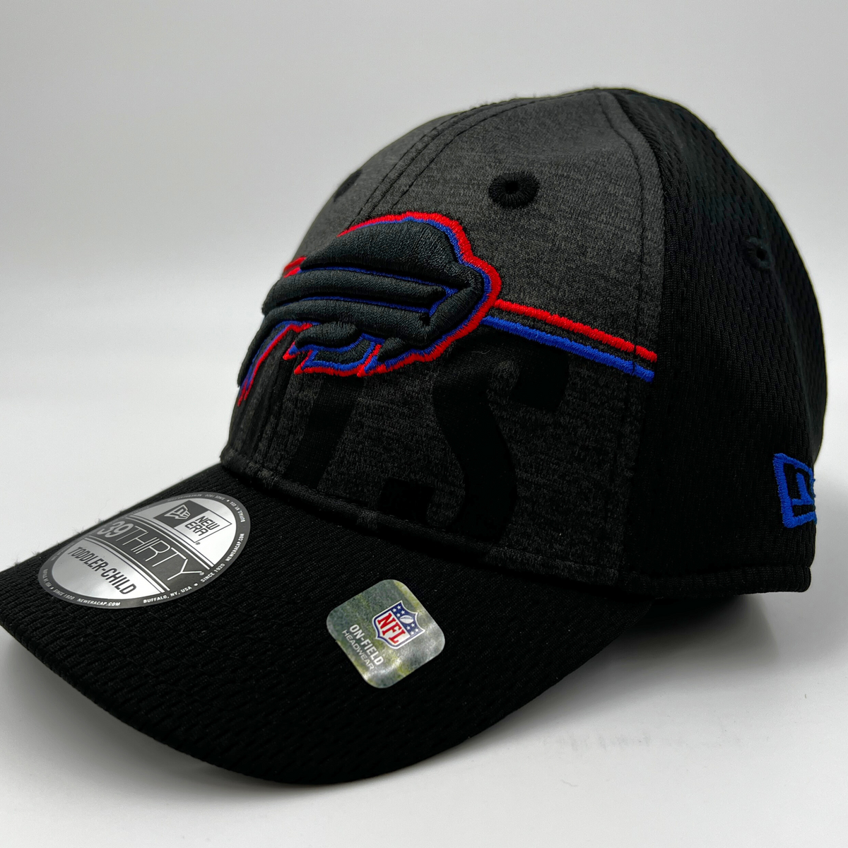 New Era Buffalo Bills Draft 39THIRTY Flex Hat - Black/Royal