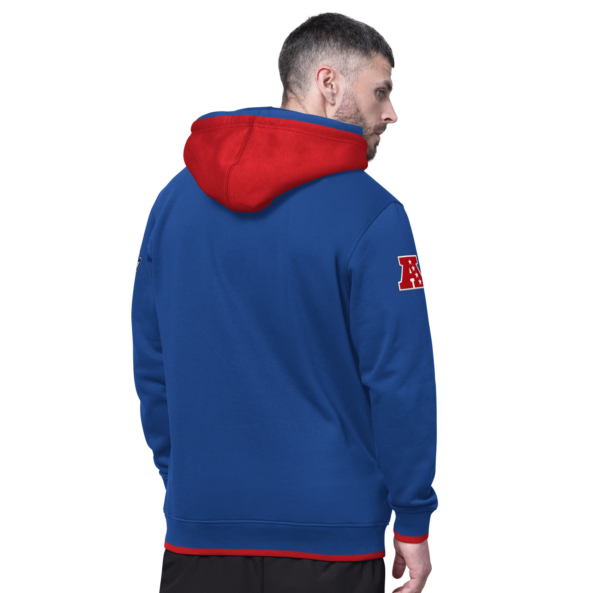 Starter Buffalo Bills Double Red & Blue Hoodie | The BFLO Store
