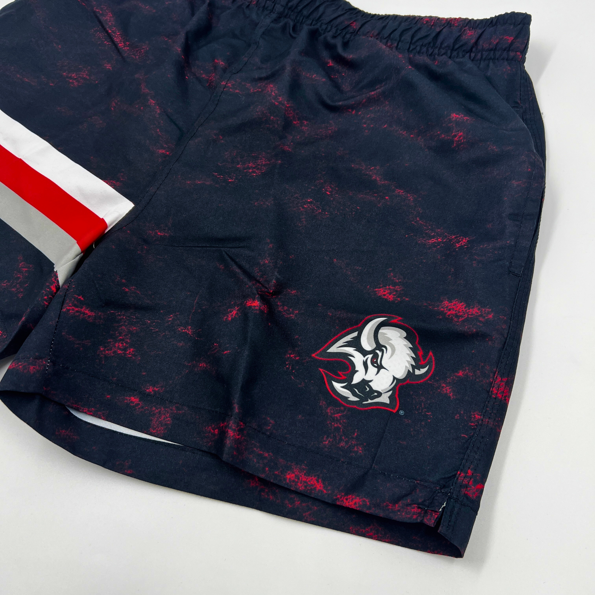 Buffalo Sabres Black &amp; Red With Alternate Logo Swim Trunks