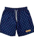Navy Patriotic BFLO Men's Swim Trunks