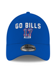 New Era 39THIRTY Go Bills Allen 17 MVP Royal Stretch-Fit