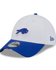 New Era 39THIRTY Buffalo Bills 2025 Training Camp White & Royal Stretch-Fit