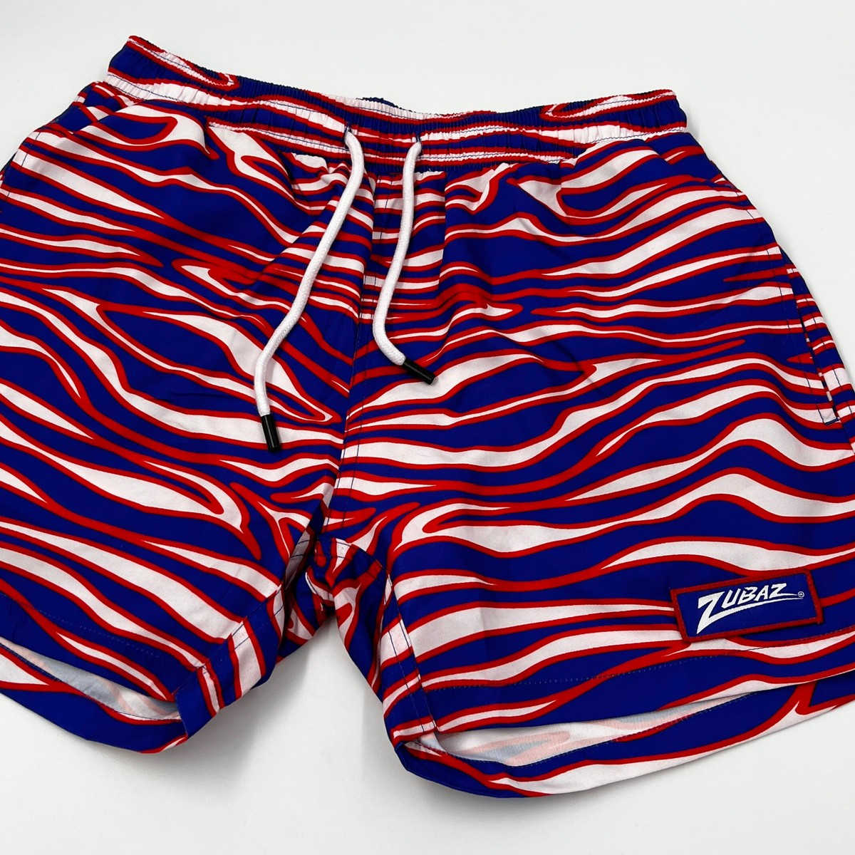 Buffalo Bills Royal Striped Board Shorts