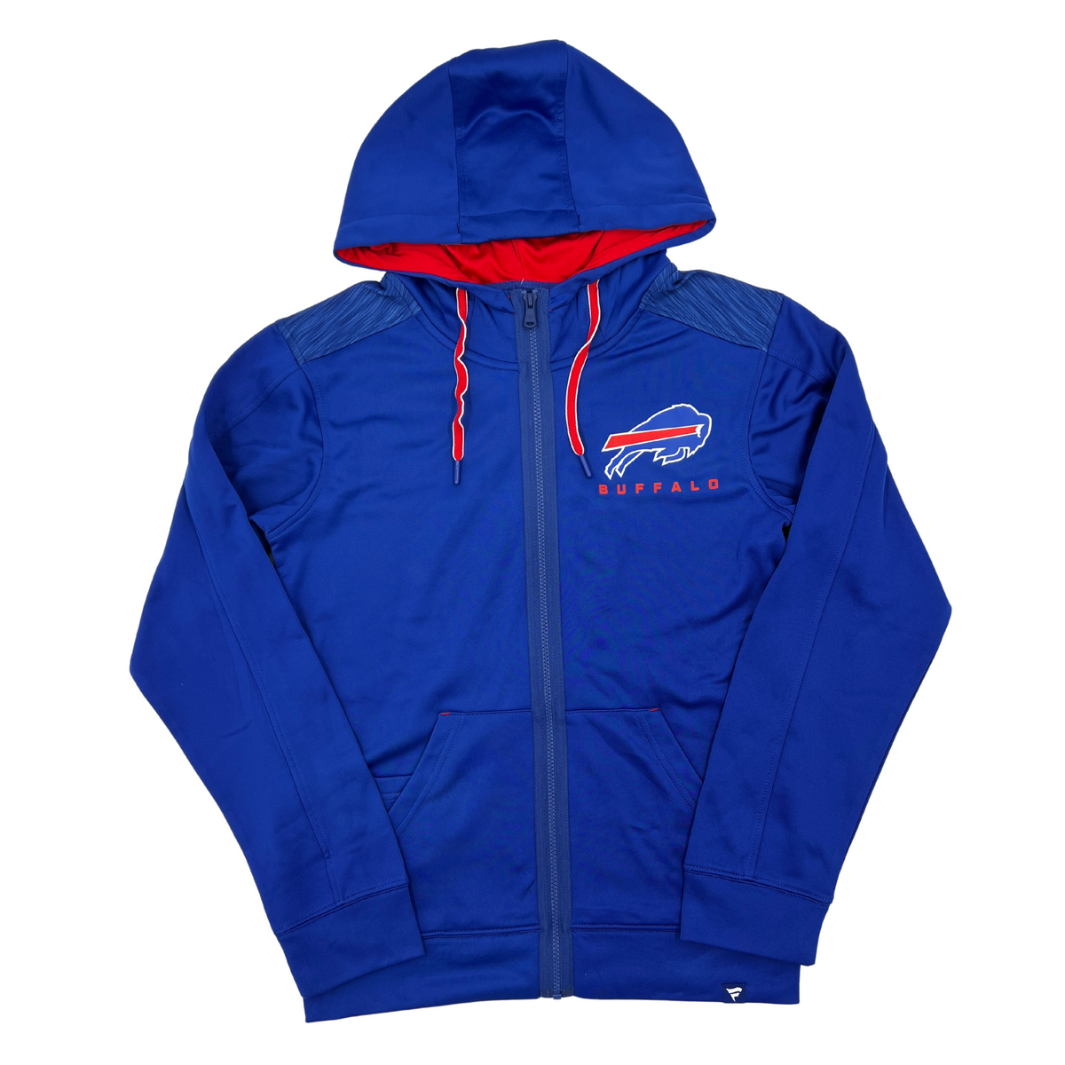 Buffalo Bills Royal Blue Fanatics Zip-Up Hoodie