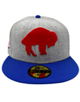 New Era Buffalo Bills Retro Heather Gray 59Fifty Fitted Hat