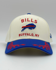 New Era 39THIRTY Bills 2025 Draft Chrome White Stretch-Fit