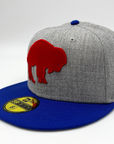 New Era Buffalo Bills Retro Heather Gray 59Fifty Fitted Hat