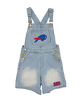 Women's Buffalo Bills Denim Shortalls