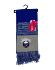Women's Buffalo Sabres Royal & Gray Winter Scarf