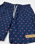 Navy Patriotic BFLO Men's Swim Trunks