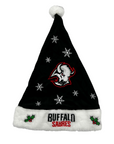 Buffalo Sabres Black & Red Holiday Santa Hat