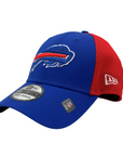 New Era 39THIRTY Buffalo Bills Primary Logo Royal & Red Neo Cap