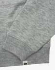 Sabres Heather Grey Goathead Red & Black Mockneck Sweater