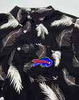Buffalo Bills "Nightwave" Black Floral Button Up