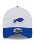 New Era 39THIRTY Buffalo Bills 2025 Training Camp White & Royal Stretch-Fit