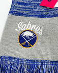 Women's Buffalo Sabres Royal & Gray Winter Scarf - Final Sale