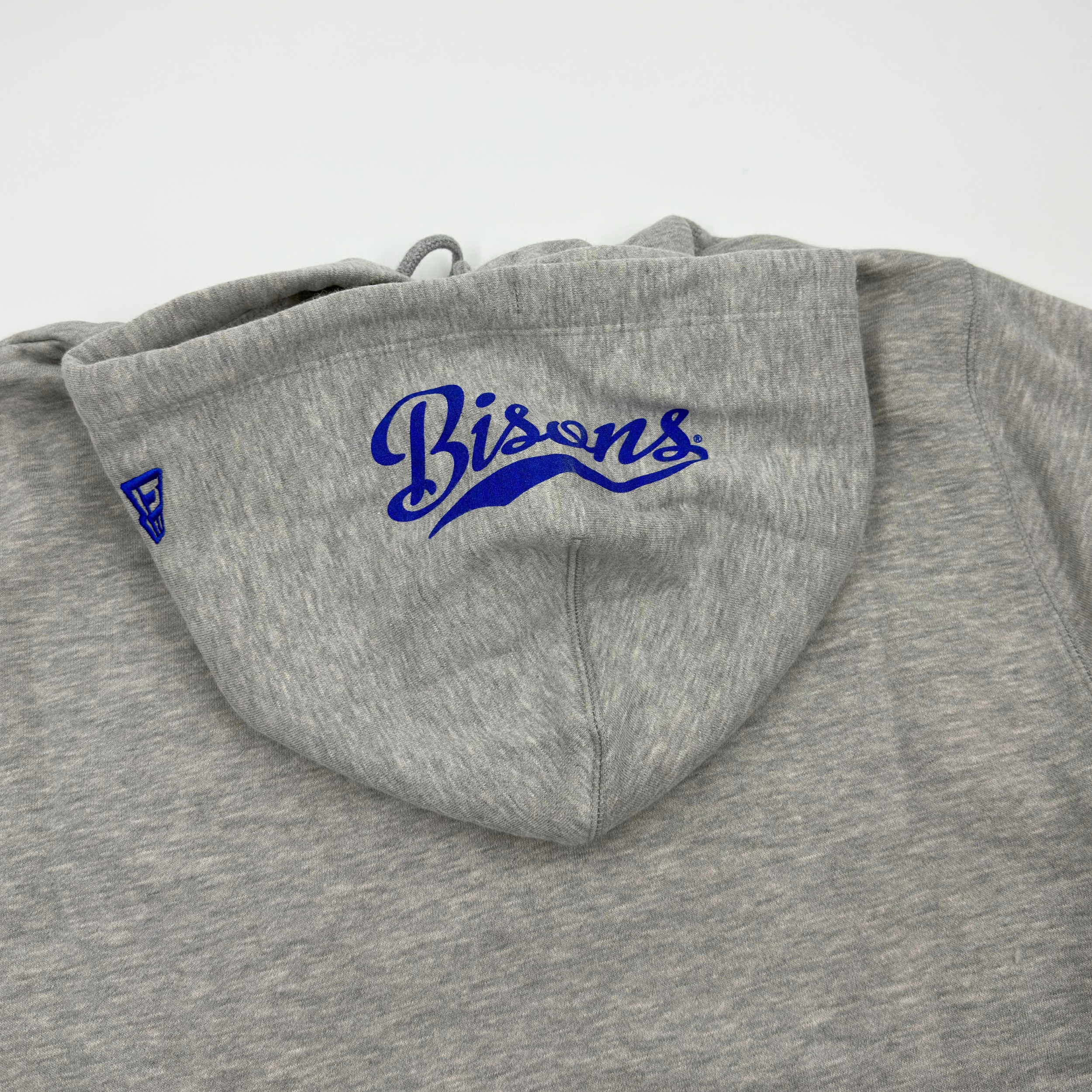 New Era Buffalo Bisons Gray Pullover Hoodie | The BFLO Store