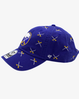 '47 Brand Buffalo Sabres Royal Blue Crossed Swords Allover Print Clean Up Adjustable Hat
