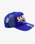 '47 Brand Buffalo Sabres Royal Blue Vintage Arch Hitch Adjustable Trucker Hat