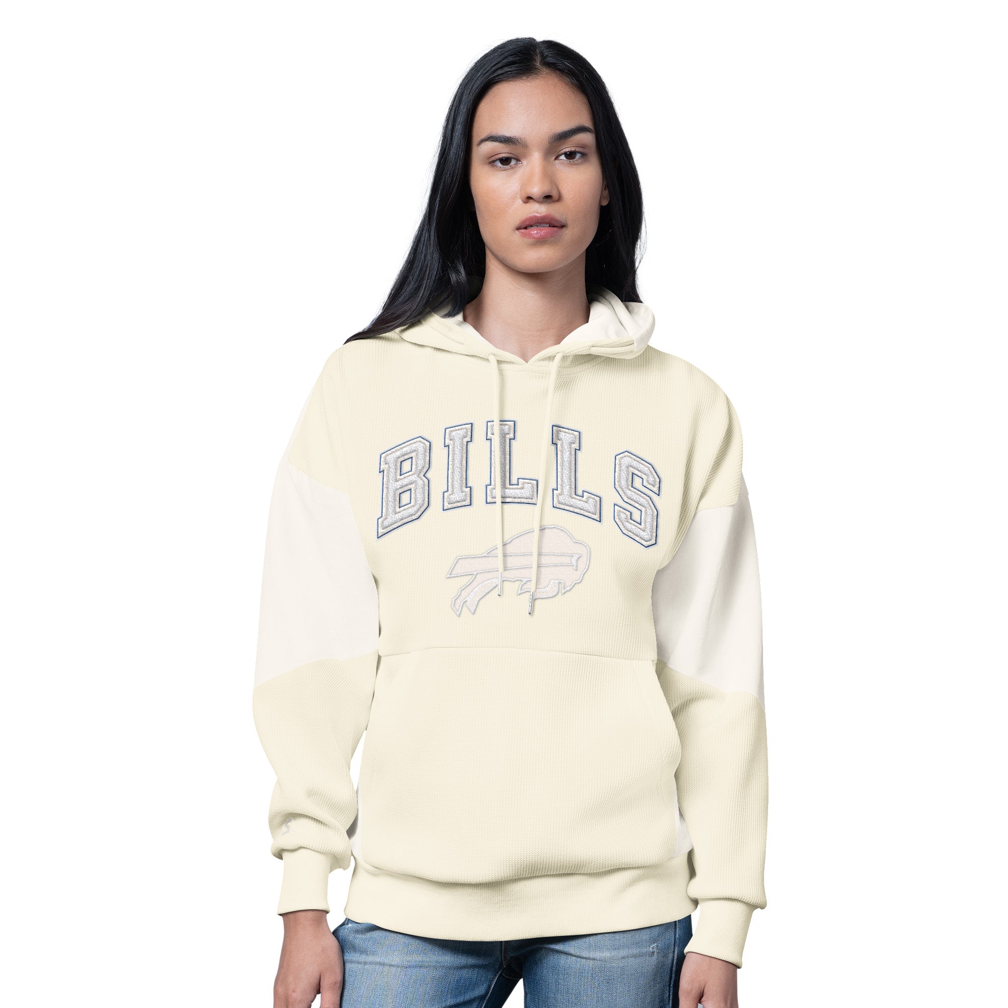 Starter Bills Off White Colorblocking Knit Hoodie | The BFLO Store