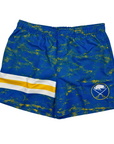 Buffalo Sabres Royal & Gold With Primary Logo Swim Trunks