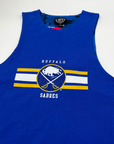 Buffalo Sabres Royal & Mesh Reversible Muscle Tank Top
