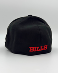 New Era 39THIRTY Buffalo Bills Primary Logo Black Stretch-Fit